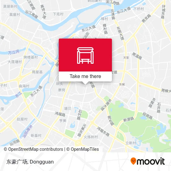 东豪广场 map