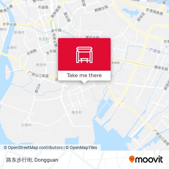 路东步行街 map