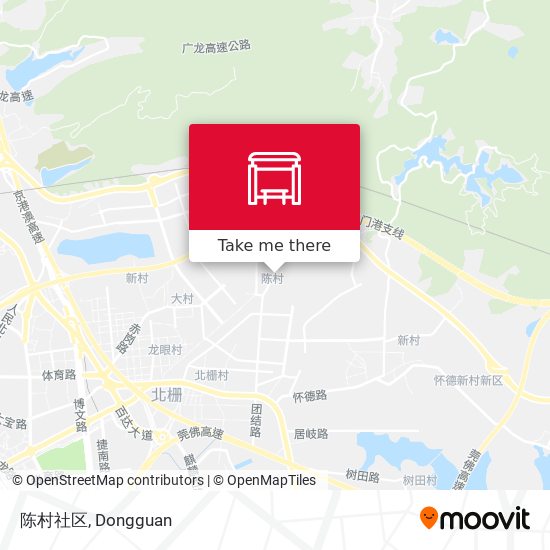 陈村社区 map