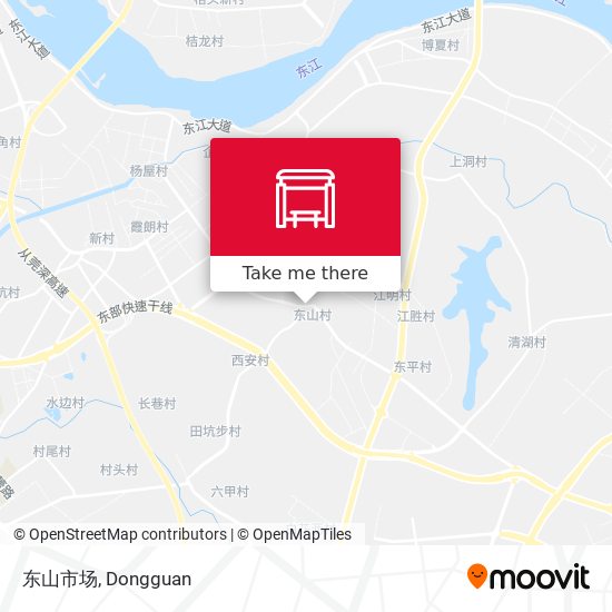 东山市场 map