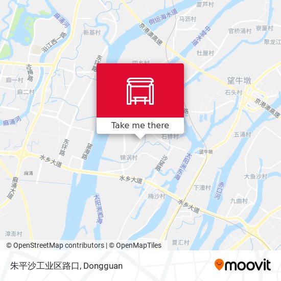 朱平沙工业区路口 map