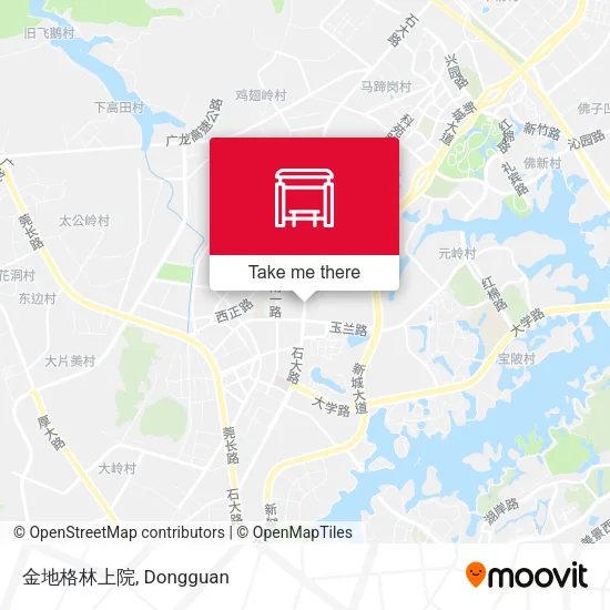金地格林上院 map