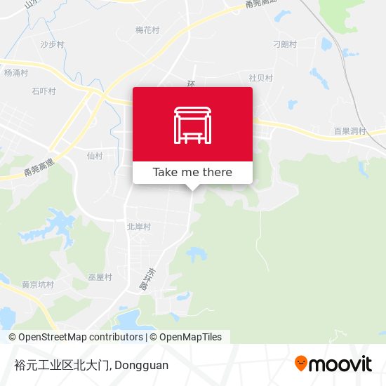 裕元工业区北大门 map