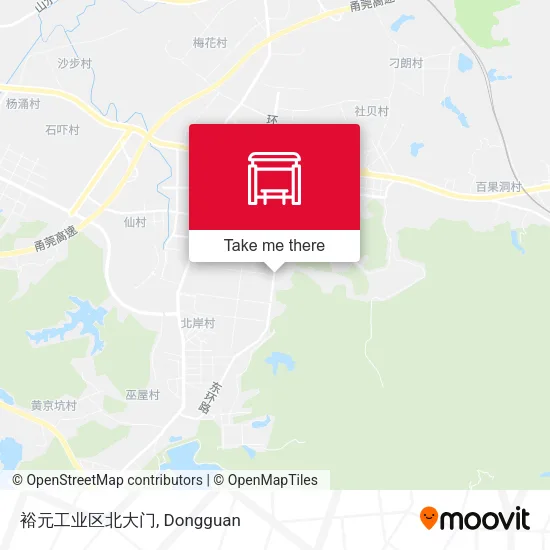 裕元工业区北大门 map