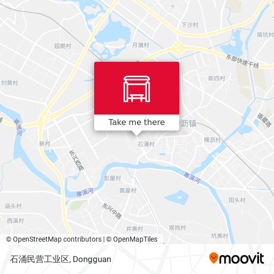 石涌民营工业区 map