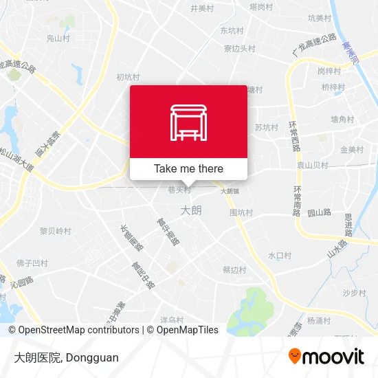 大朗医院 map