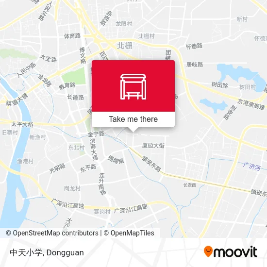中天小学 map