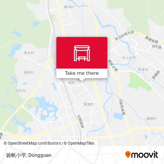 扬帆小学 map