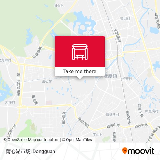 莆心湖市场 map