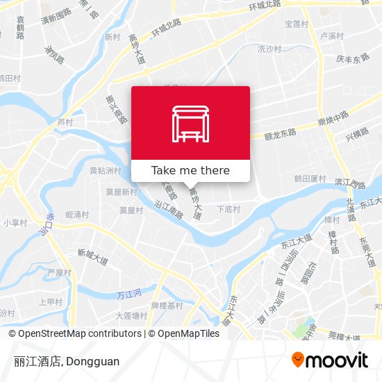 丽江酒店 map