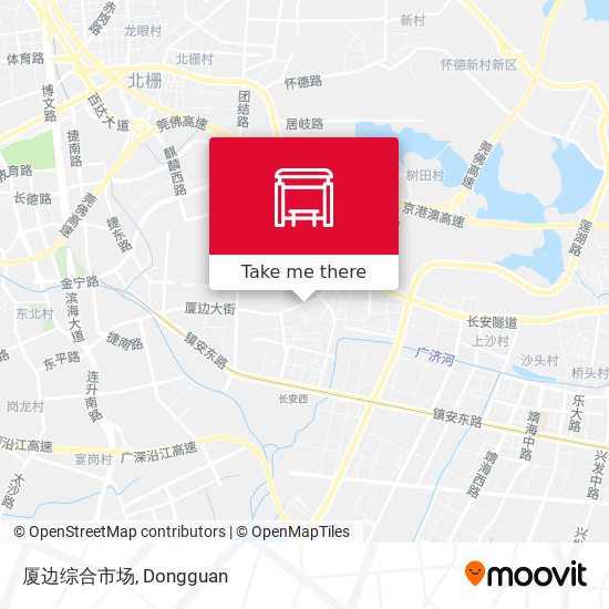 厦边综合市场 map