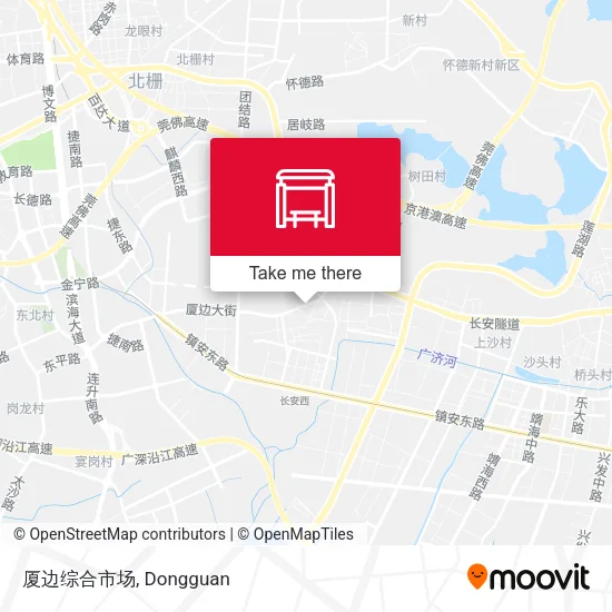 厦边综合市场 map