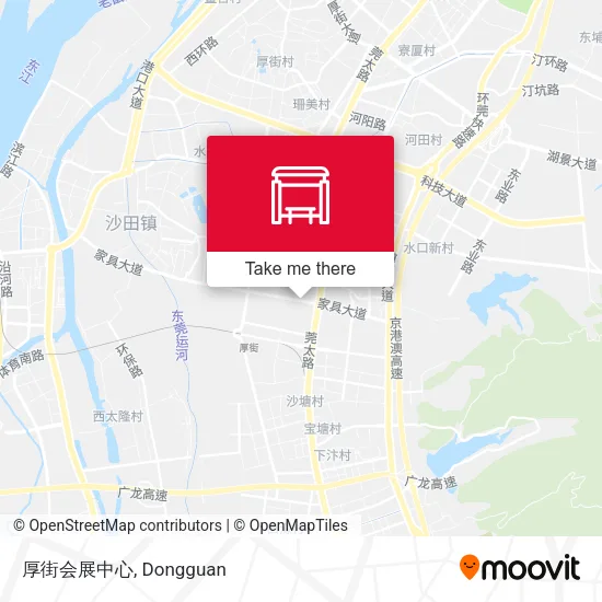 厚街会展中心 map