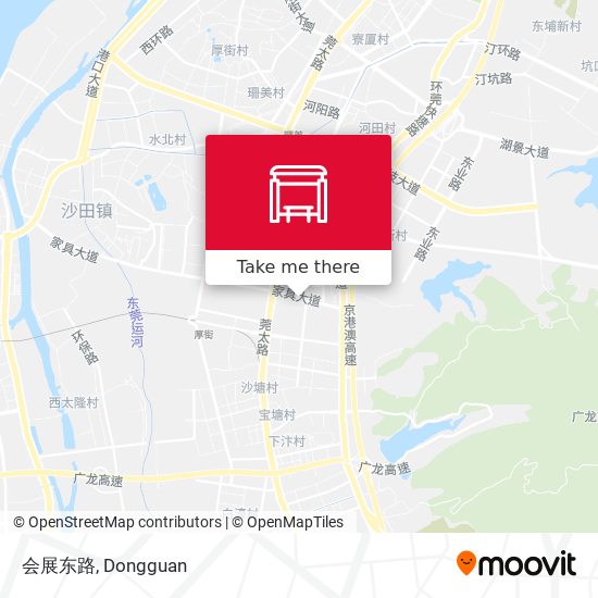 会展东路 map
