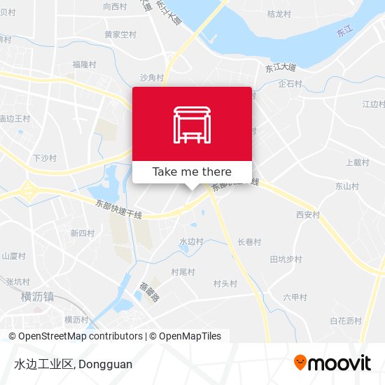 水边工业区 map