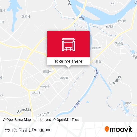 松山公园后门 map