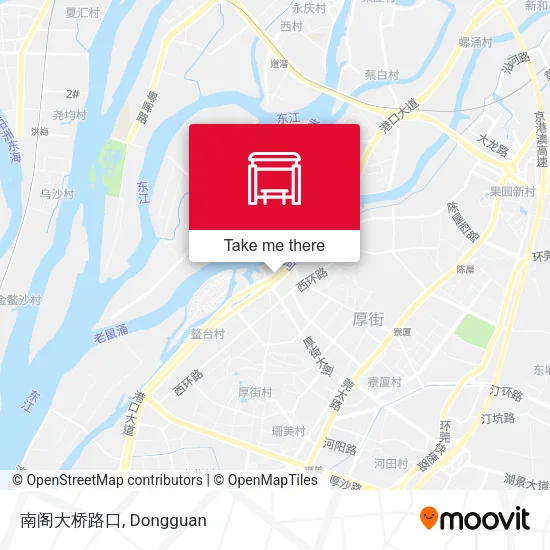 南阁大桥路口 map