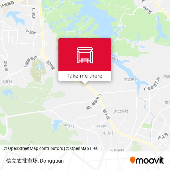 信立农批市场 map