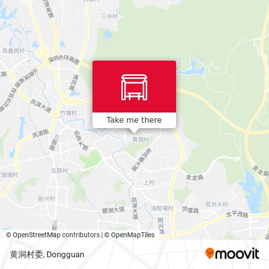 黄洞村委 map