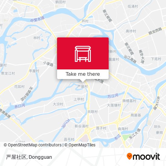 严屋社区 map