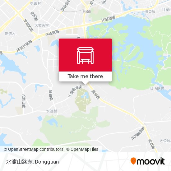 水濂山路东 map