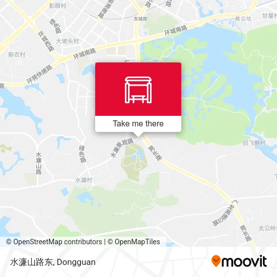 水濂山路东 map