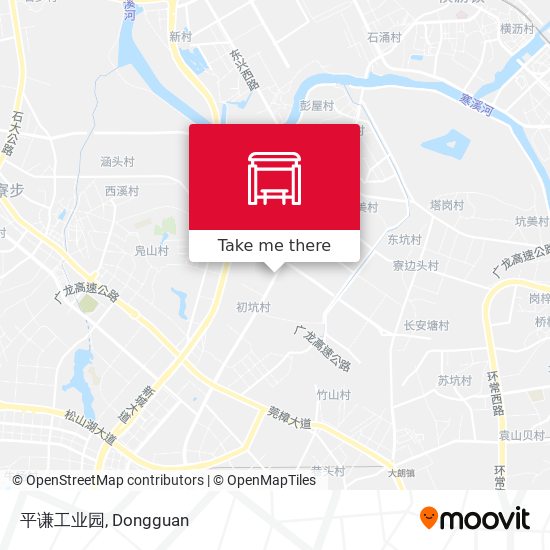 平谦工业园 map
