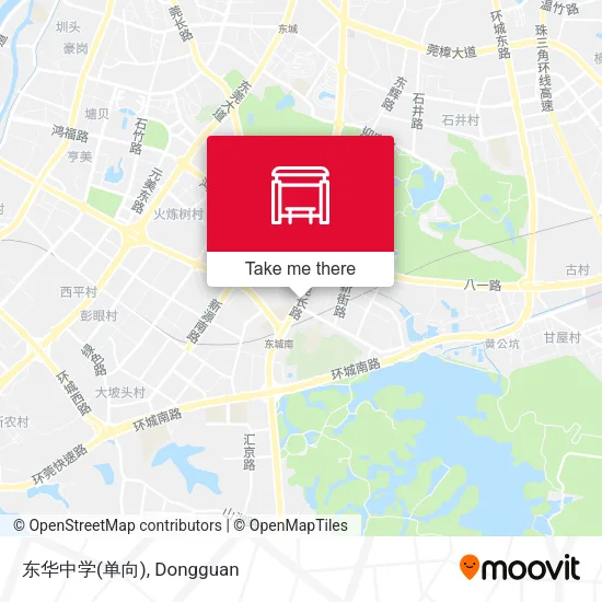 东华中学(单向) map