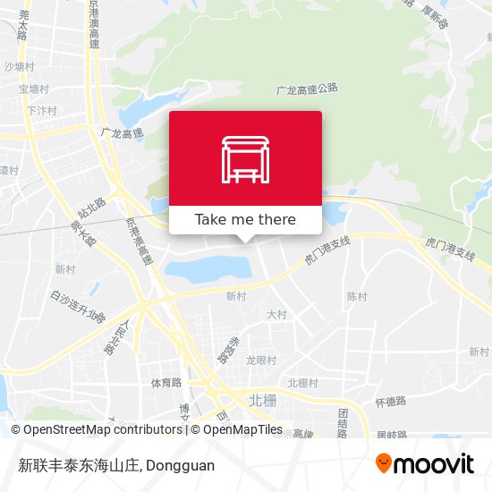 新联丰泰东海山庄 map