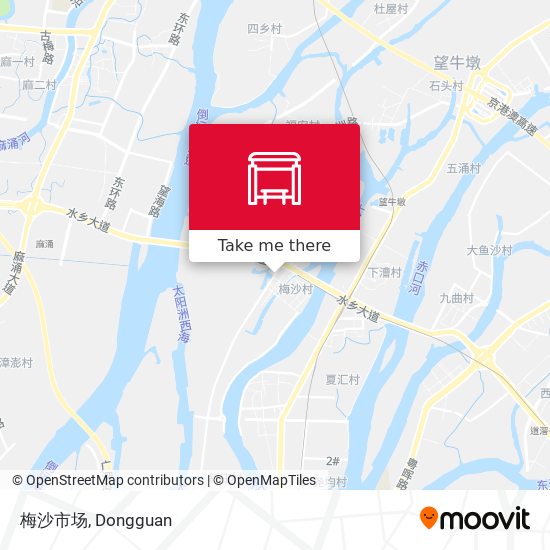 梅沙市场 map