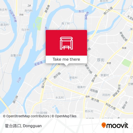 鳌台路口 map