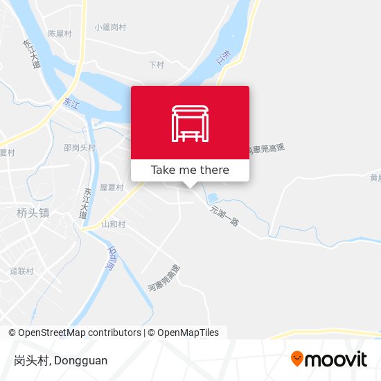 岗头村 map