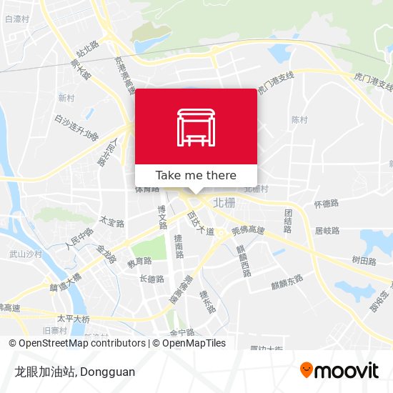 龙眼加油站 map