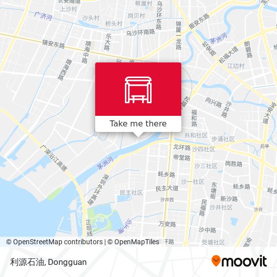 利源石油 map