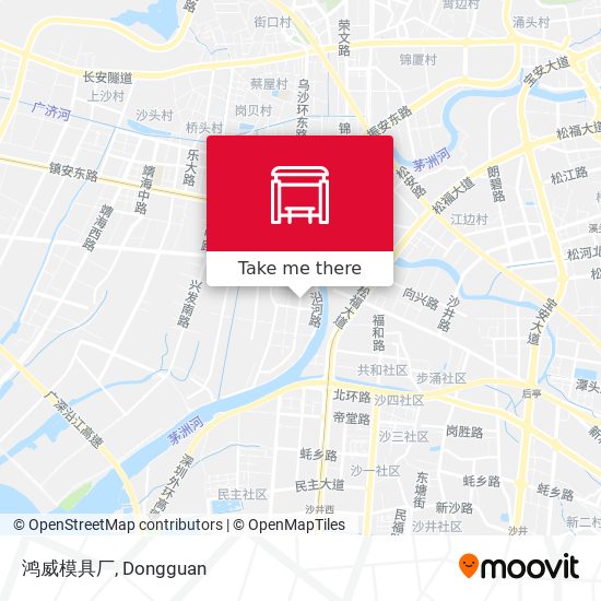 鸿威模具厂 map