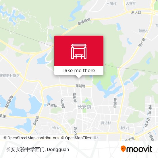长安实验中学西门 map
