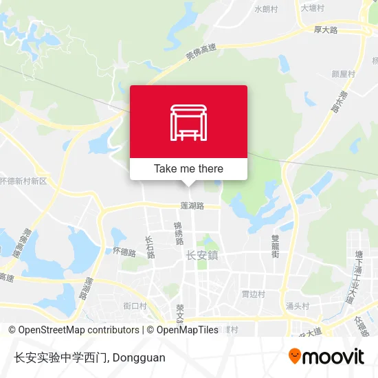 长安实验中学西门 map