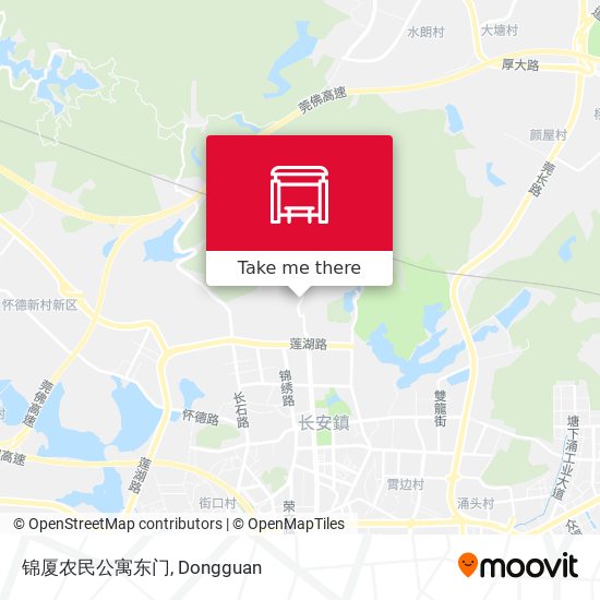 锦厦农民公寓东门 map
