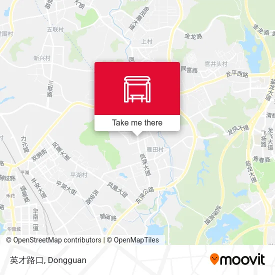 英才路口 map