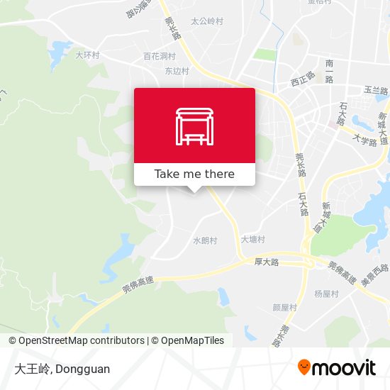 大王岭 map