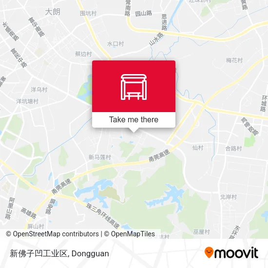 新佛子凹工业区 map