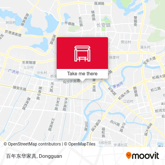 百年东华家具 map
