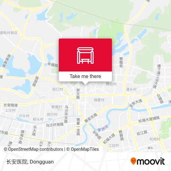 长安医院 map