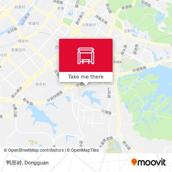 鸭形岭 map