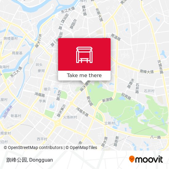 旗峰公园 map