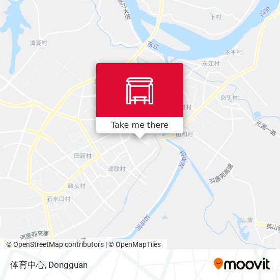 体育中心 map