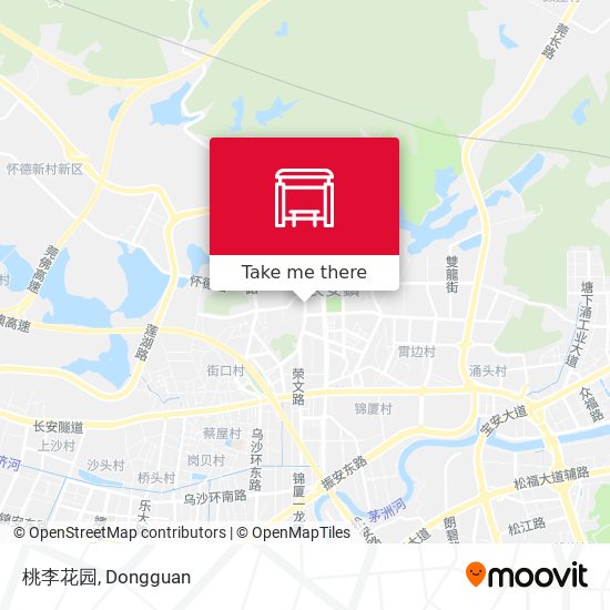 桃李花园 map