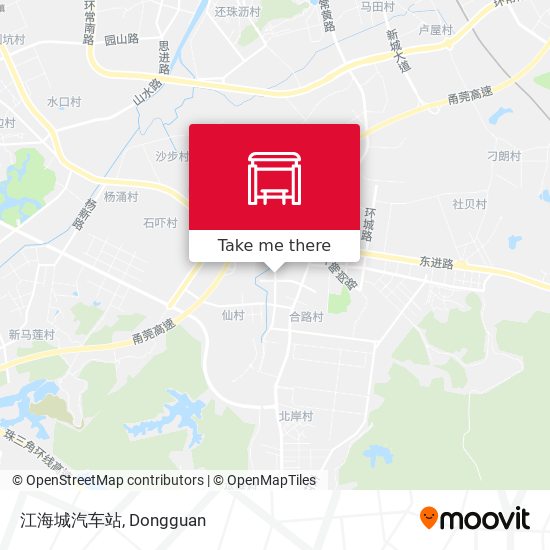 江海城汽车站 map