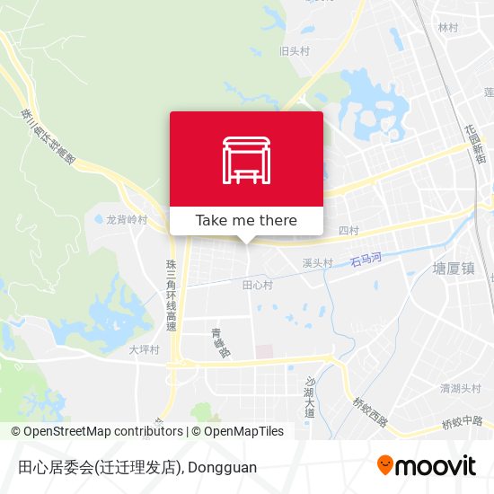 田心居委会(迁迁理发店) map