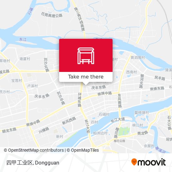 四甲工业区 map